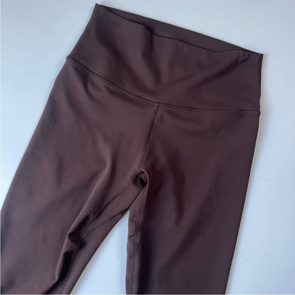 Varley Freesoft 7/8 High Rise Leggings In Brown - Picture 5 of 10